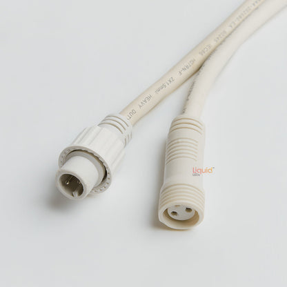 10m White Festoon String Lights with 10 Bulb 240V