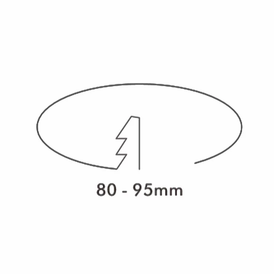 3A Lighting 10W Tri-Colour Dimmable LED Low Profile Downlight 90mm Cut out