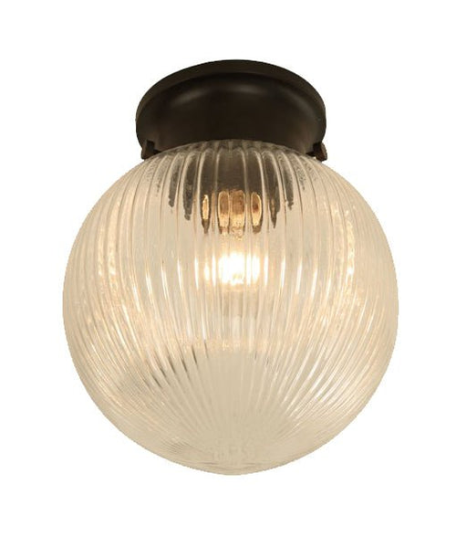 DIYBAT DIY Black Batten Fitting With Clear Large Spherical Ribbed Shap ...