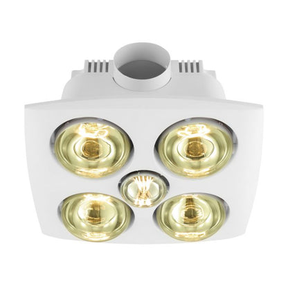 Eglo VESUVIUS Bathroom Heater & Light with 4 Heat Lamp Eglo, Bathroom Heaters, eglo-vesuvius