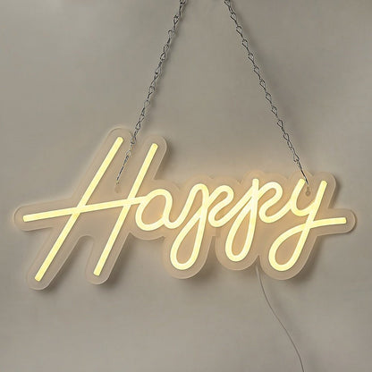 Happy Birthday Neon Sign Hanging Glowing Party Decoration-Home & Garden > Home & Garden Others-Dropli
