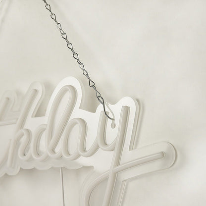 Happy Birthday Neon Sign Hanging Glowing Party Decoration-Home & Garden > Home & Garden Others-Dropli