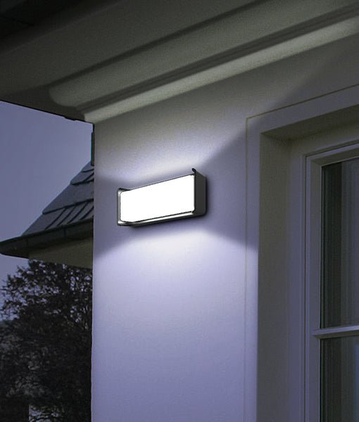HEKA LED Exterior Wall Light Dark Grey 13W 3000K IP65 - HEKA1