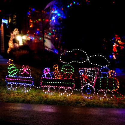Christmas Lights Motif LED Rope Light Train Xmas Decor-Occasions > Christmas-Dropli