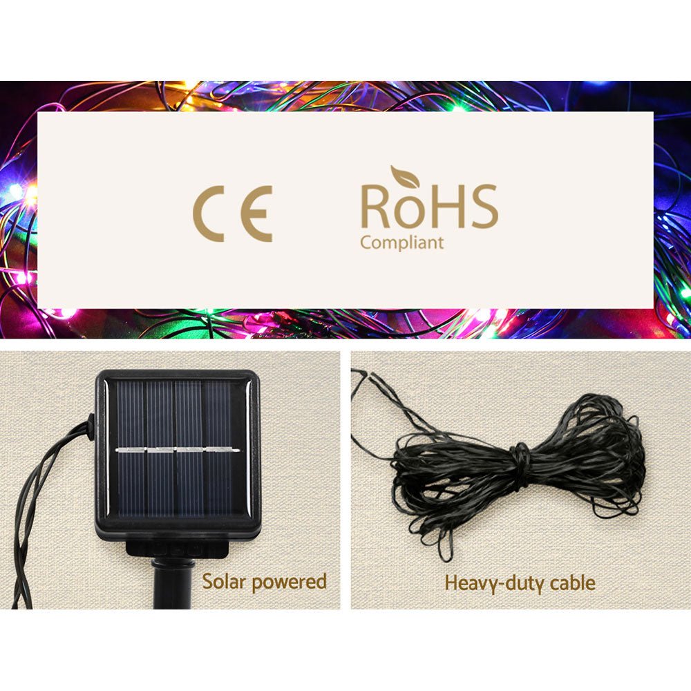 Christmas Lights Motif LED Star Net Waterproof Outdoor Colourful-Home & Garden > Garden Lights-Dropli