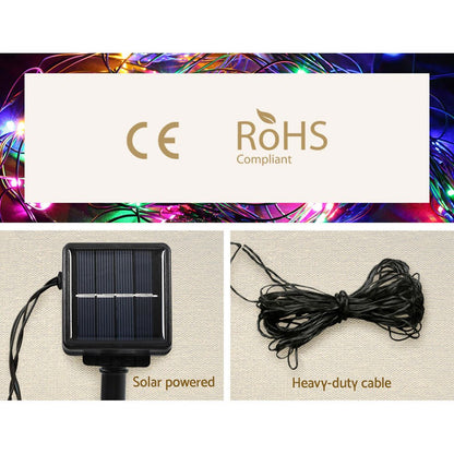 Christmas Lights Motif LED Star Net Waterproof Outdoor Colourful-Home & Garden > Garden Lights-Dropli