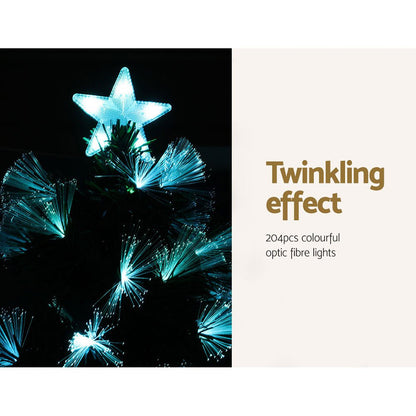 Christmas Tree 1.8M 6FT LED Xmas Multi Colour Lights Optic Fibre-Occasions > Christmas-Dropli