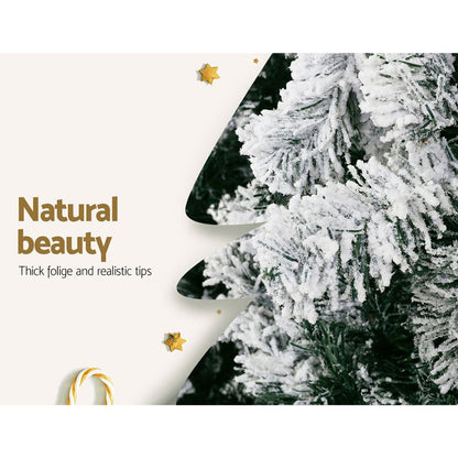 Christmas Tree 1.8M Xmas Trees Decorations Snowy 520 Tips-Occasions > Christmas-Dropli