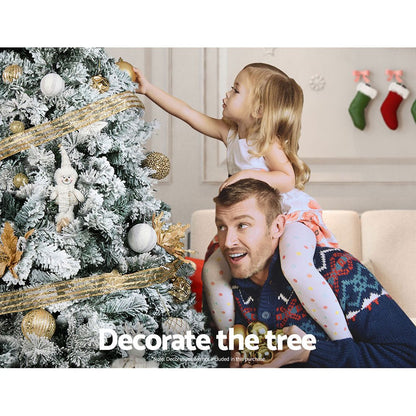 Christmas Tree 1.8M Xmas Trees Decorations Snowy 520 Tips-Occasions > Christmas-Dropli