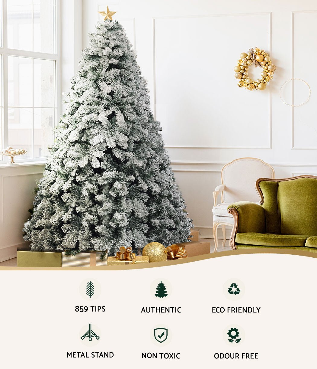 Christmas Tree 2.1M Decorations Snowy 859 Tips-Occasions > Christmas-Dropli