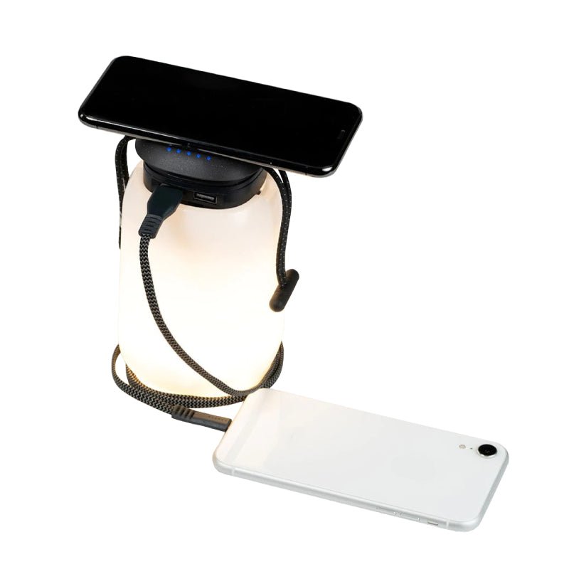 LANDER Boulder Lantern Black-Home & Garden > Lighting-Koala Lamps and Lighting
