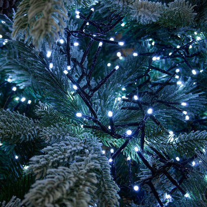Milano Decor Solar Powered Outdoor Fairy Lights - White - 200 Lights-Home & Garden > Lighting-Dropli