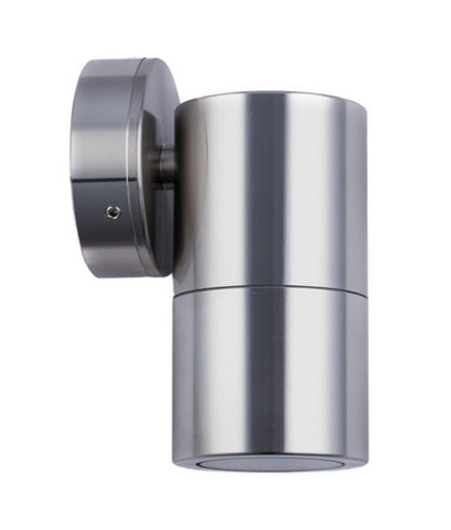 MR16 12V Exterior Single Fixed Wall Pillar Light Titanium IP65 - PM1FT