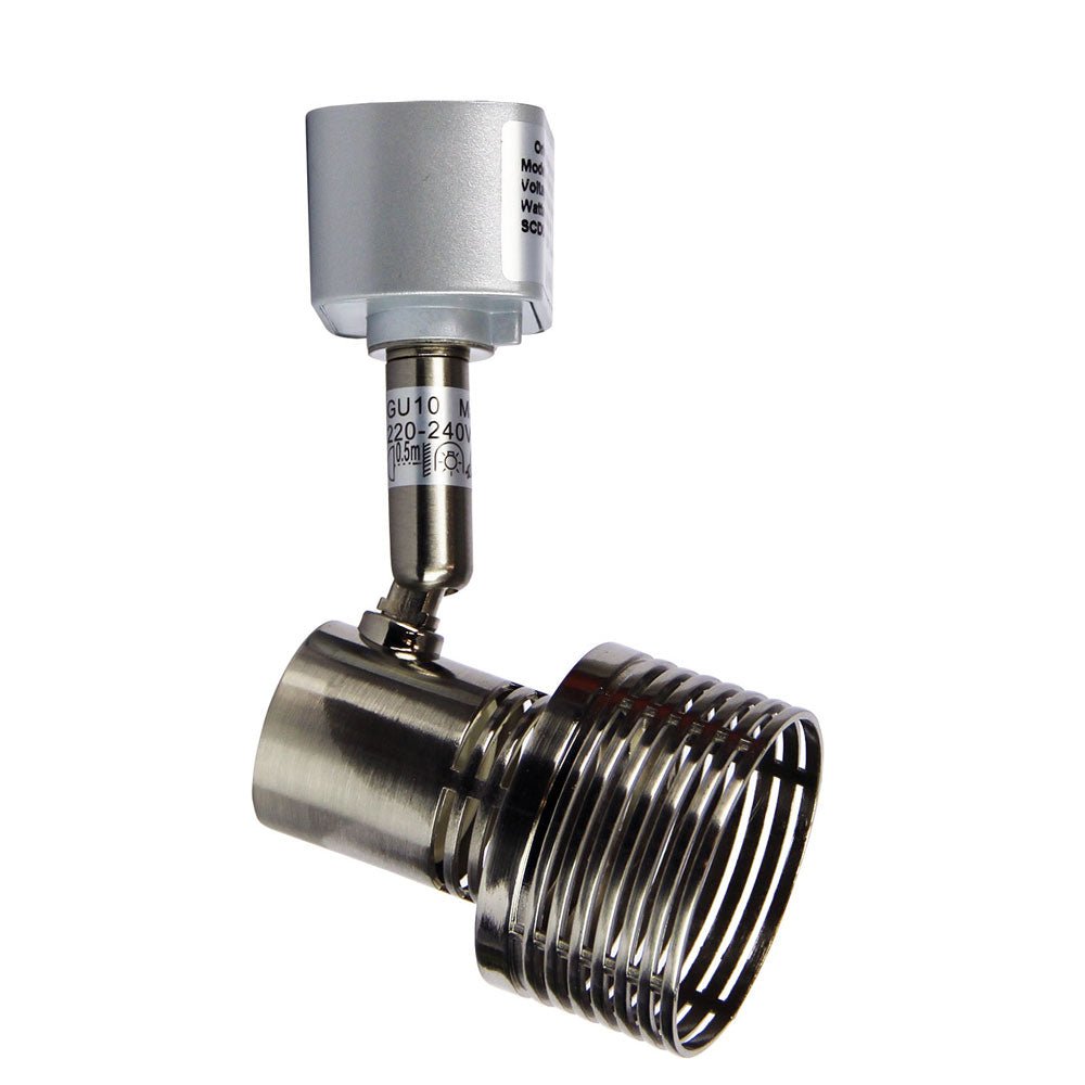 Oriel ZIP - Brushed Chrome Indoor Track Spotlight – Cosmo Lighting