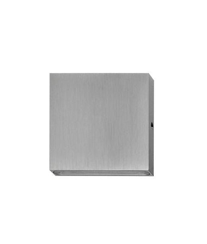 PDL 12V LED Exterior Surface Mounted Square Pillar Wall Light 3W 3000K 316 Stainless Steel IP65 - PDL1SQSS-Exterior Wall Lights-CLA Lighting