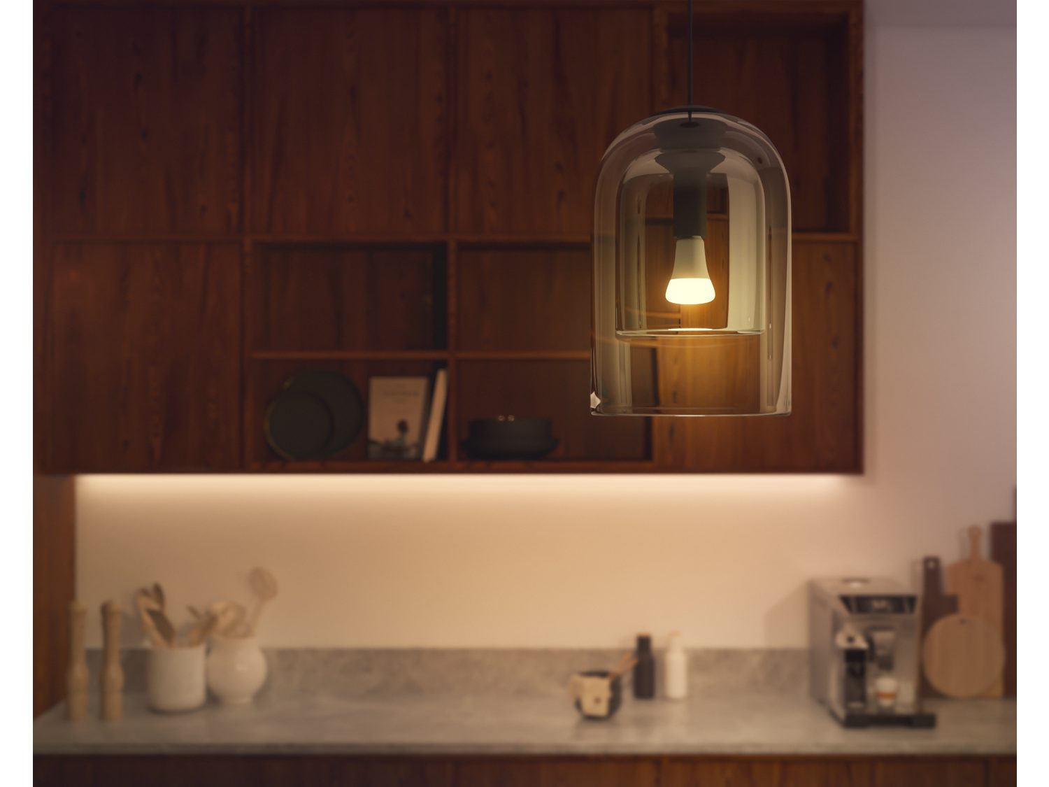 13W 1600lm B22 Dimmable White Ambiance Philips Hue A67 Globe