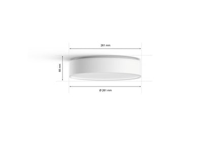Philips Hue Enrave Ceiling Lamp - Small-Ceiling Light Fixtures-Philips Hue