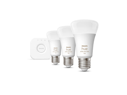 Philips Hue Starter Kit - White & Colour - E27 Screw