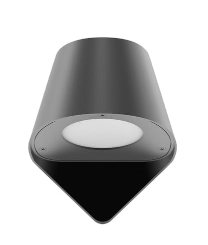PIL Exterior Surface Mounted Wall Light Dark Grey IP44 - PIL01
