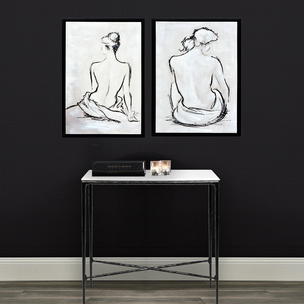 Poised Perfectly Enhanced Canvas Print--Cafe Lighting and Living