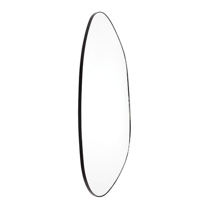 Pollock Wall Mirror - Large Black Cafe Lighting and Living, Living, pollock-wall-mirror-large-black
