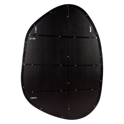 Pollock Wall Mirror - Large Black Cafe Lighting and Living, Living, pollock-wall-mirror-large-black