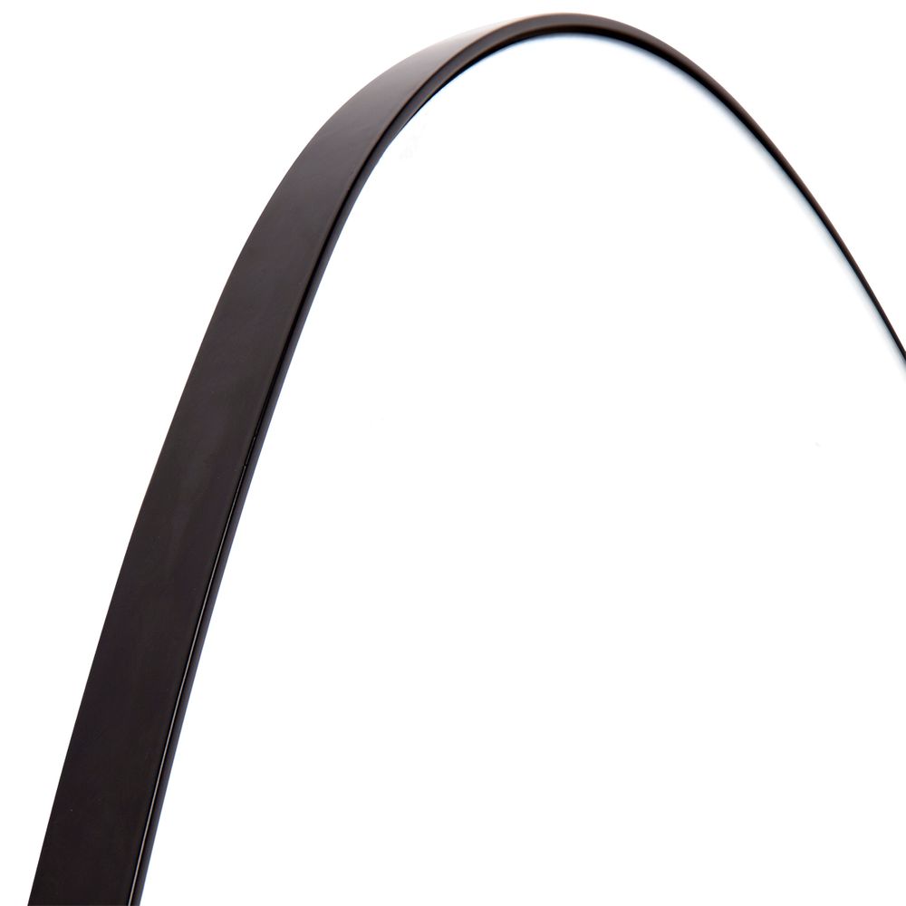 Pollock Wall Mirror - Small Black Cafe Lighting and Living, Living, pollock-wall-mirror-small-black