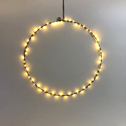 Hanging Ring with Dual Colour LED - 2 Size Options-Christmas Ceiling&Wall Decoration-Lexi Lighting
