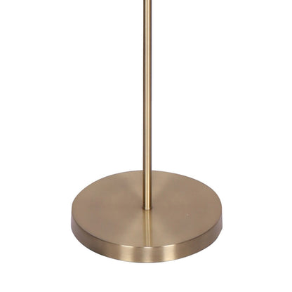 Sarantino 3-Light Gold Metal Floor Lamp with Glass Shades-Home & Garden > Lighting-Koala Lamps and Lighting