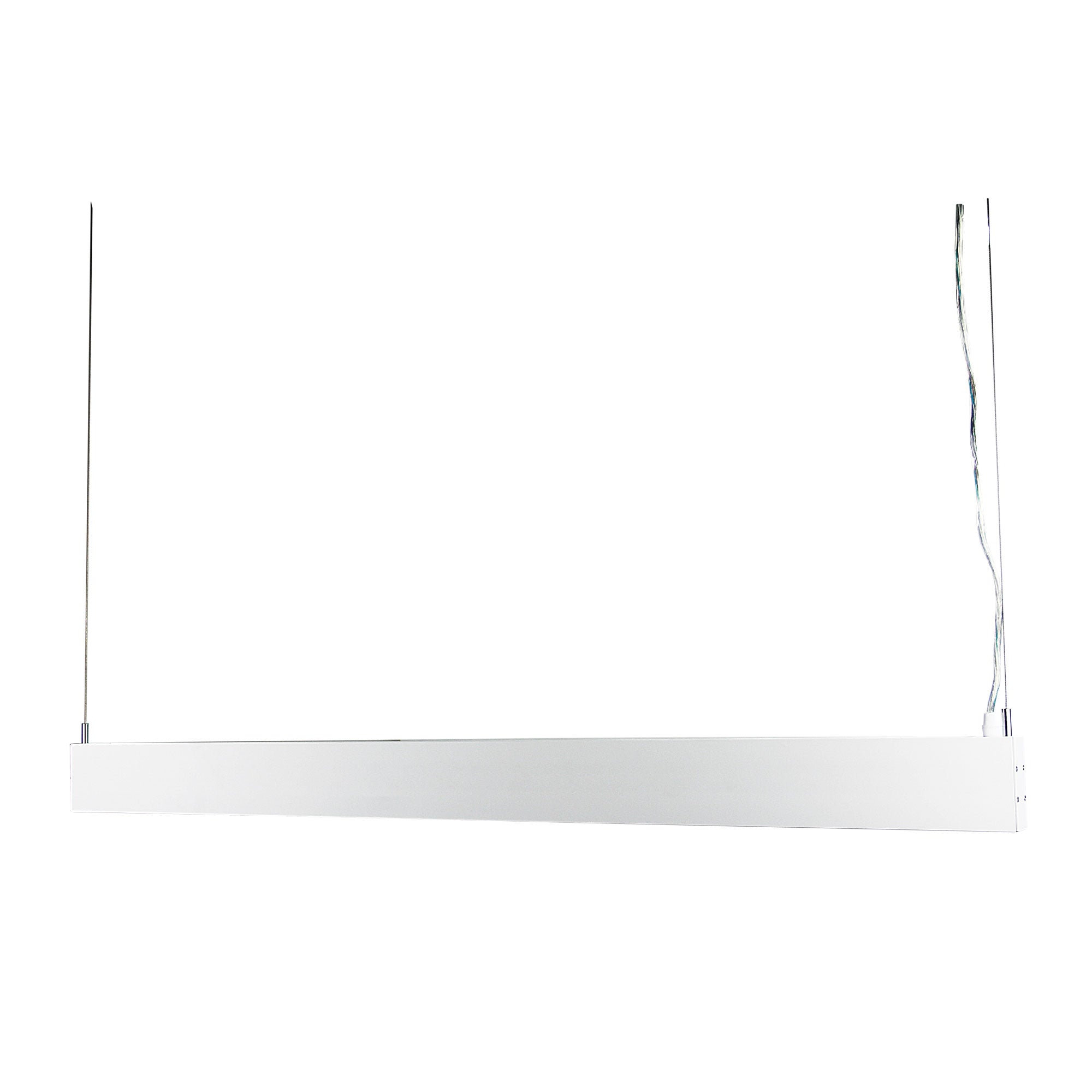 Slate 58W Up/Down LED Pendant White 1175mm - OL60780/1200WH-LED Pendants-Oriel Lighting