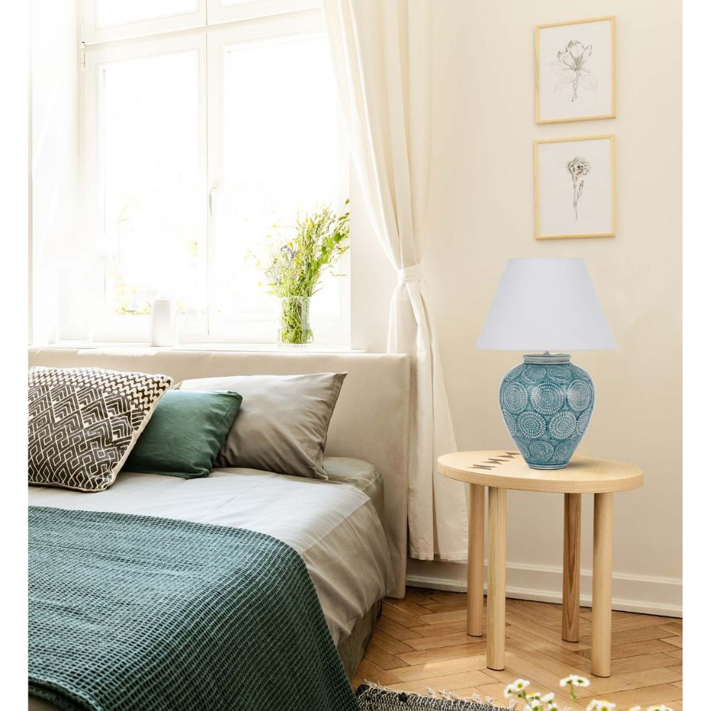 Telbix HANNAH - 25W Ceramic Table Lamp Telbix, TABLE LAMP, telbix-hannah-25w-ceramic-table-lamp