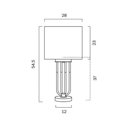 Telbix NEGAS - 25W Table Lamps Telbix, TABLE LAMPS, telbix-negas-25w-table-lamps