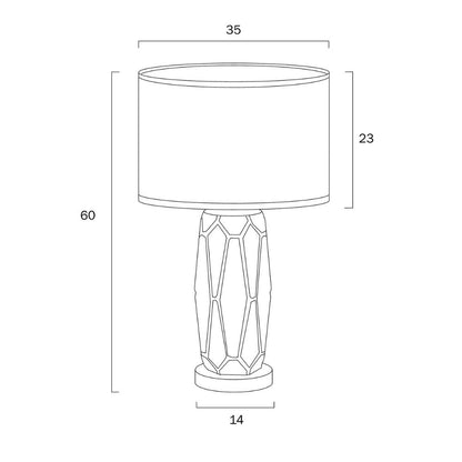 Telbix PASTOR - 25W Table Lamp Telbix, TABLE LAMPS, telbix-pastor-25w-table-lamp
