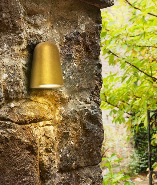 TORQUE 12V MR16 Exterior Surface Mounted Wall Light Antique Brass IP65 - TORQUE4