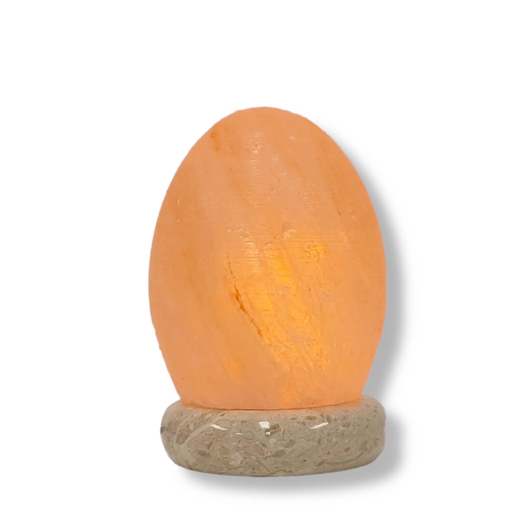 USB Himalayan Pink Rock Salt Lamp - Carved Shape Rocks Light Bulb Decor Lamps-Himalayan products-The Himalayan Salt Collective
