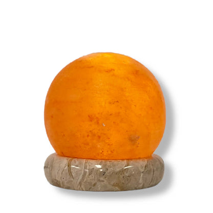 USB Himalayan Pink Rock Salt Lamp - Carved Shape Rocks Light Bulb Decor Lamps-Himalayan products-The Himalayan Salt Collective