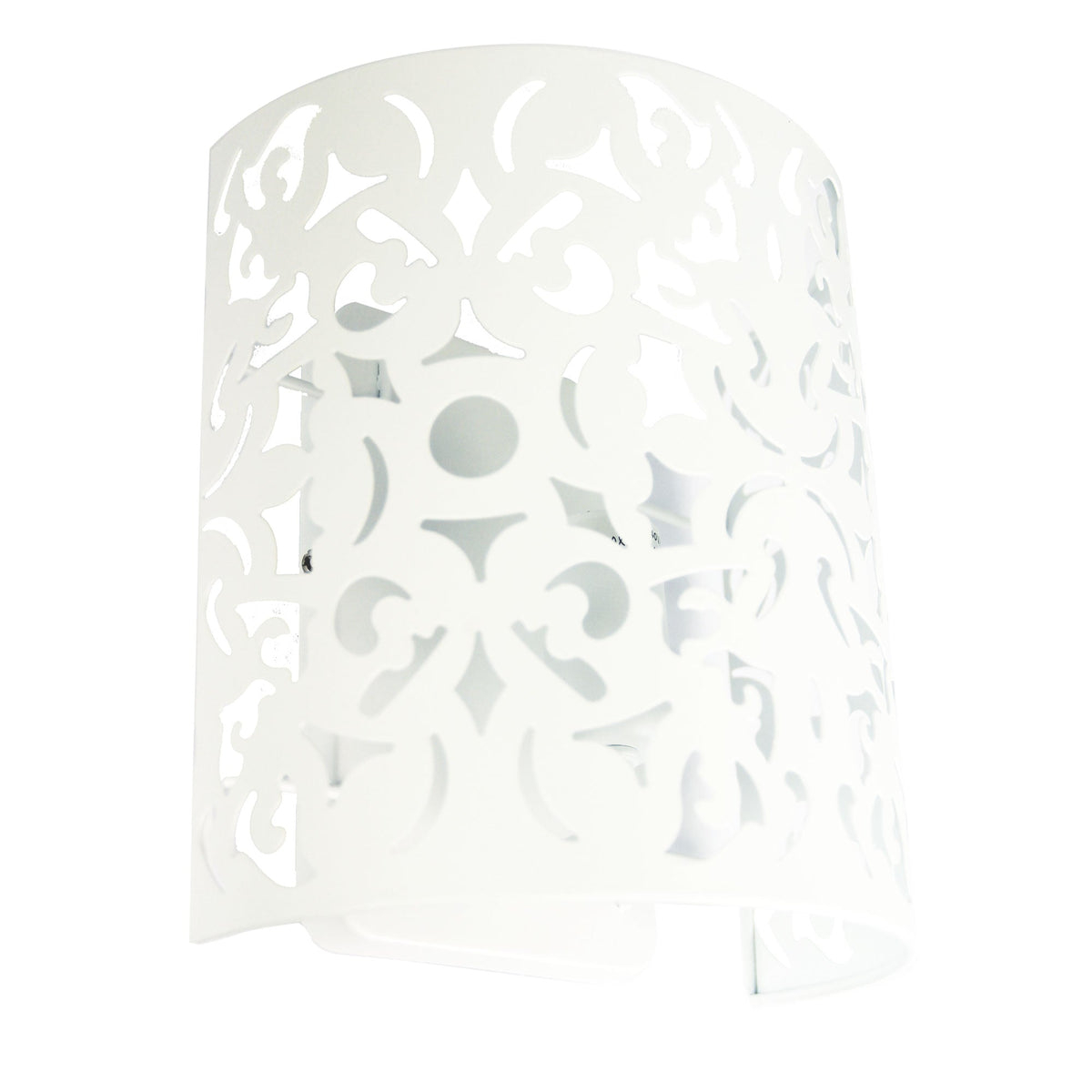 Vicky 1 Light Wall Light Matt White-Wall Sconce-Oriel Lighting