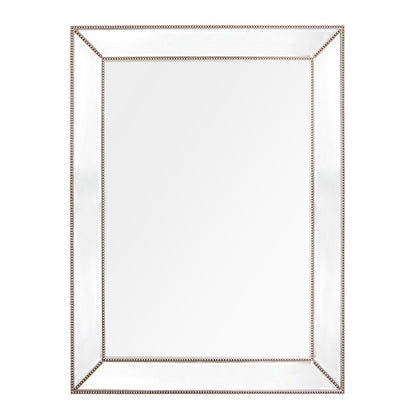 Zeta Wall Mirror - Large Antique Silver Cafe Lighting and Living, Mirrors, zeta-wall-mirror-large-antique-silver