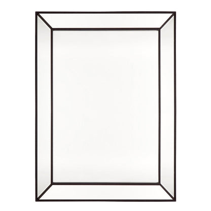Zeta Wall Mirror - Large Black Cafe Lighting and Living, Living, zeta-wall-mirror-large-black