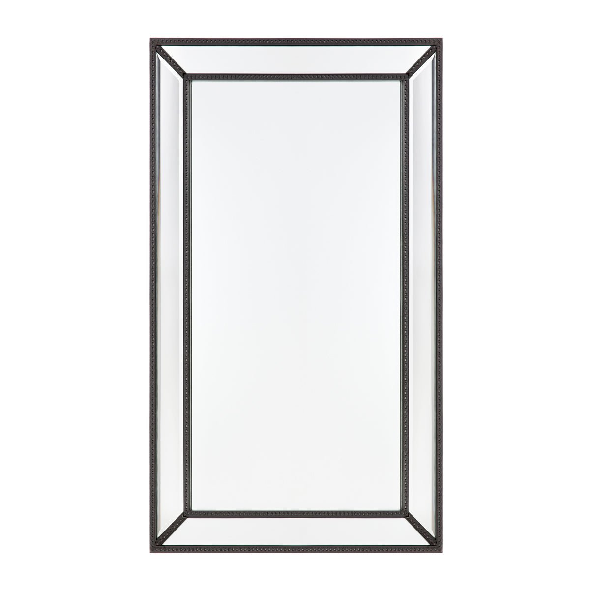 Zeta Wall Mirror - Medium Black Cafe Lighting and Living, Living, zeta-wall-mirror-medium-black