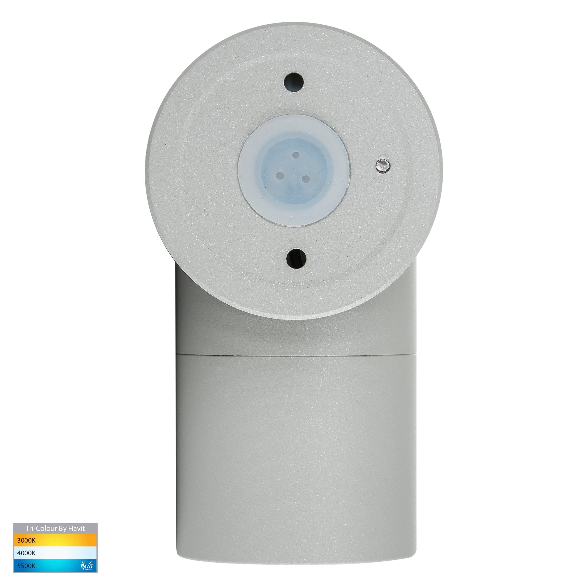 HV1145T-HV1147T - Tivah Silver TRI Colour Fixed Down Wall Pillar Lights