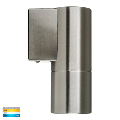 HV1171T - Piaz Stainless Steel TRI Colour Fixed Down LED Wall Pillar Light