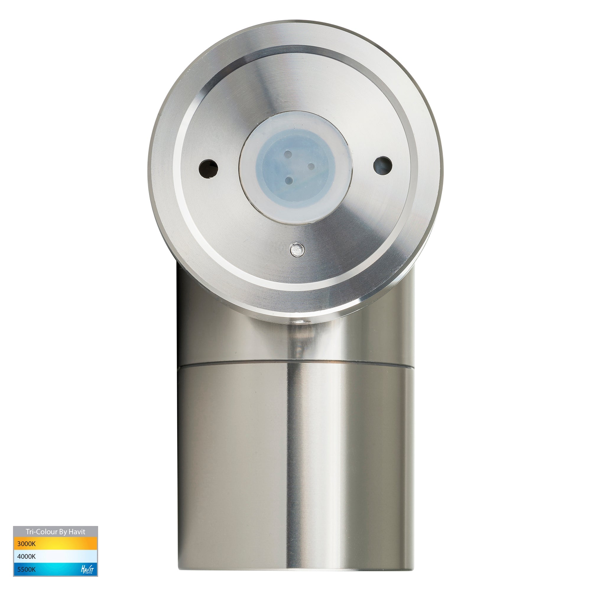 HV1185T-HV1187T - Tivah Titanium Aluminum TRI Colour Fixed Down Wall Pillar Lights