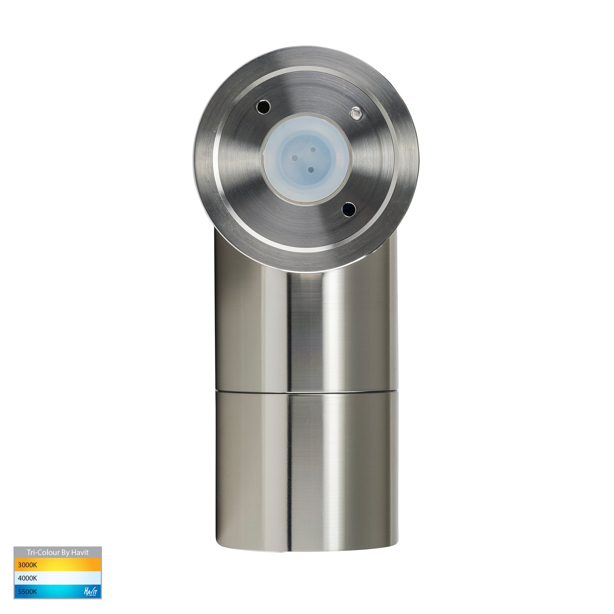 HV1205T-HV1207T - Tivah 316 Stainless Steel TRI Colour Single Adjustable Wall Pillar Lights