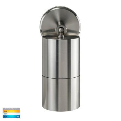 HV1205T-HV1207T - Tivah 316 Stainless Steel TRI Colour Single Adjustable Wall Pillar Lights