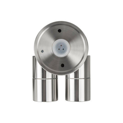 HV1307MR11NW - Mini Tivah 316 Stainless Steel Double Adjustable Wall Pillar Lights