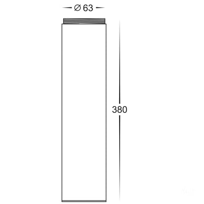 HV1603-WHT - White Bollard Extension to suit HV1601T-WHT & HV1602T-WHT