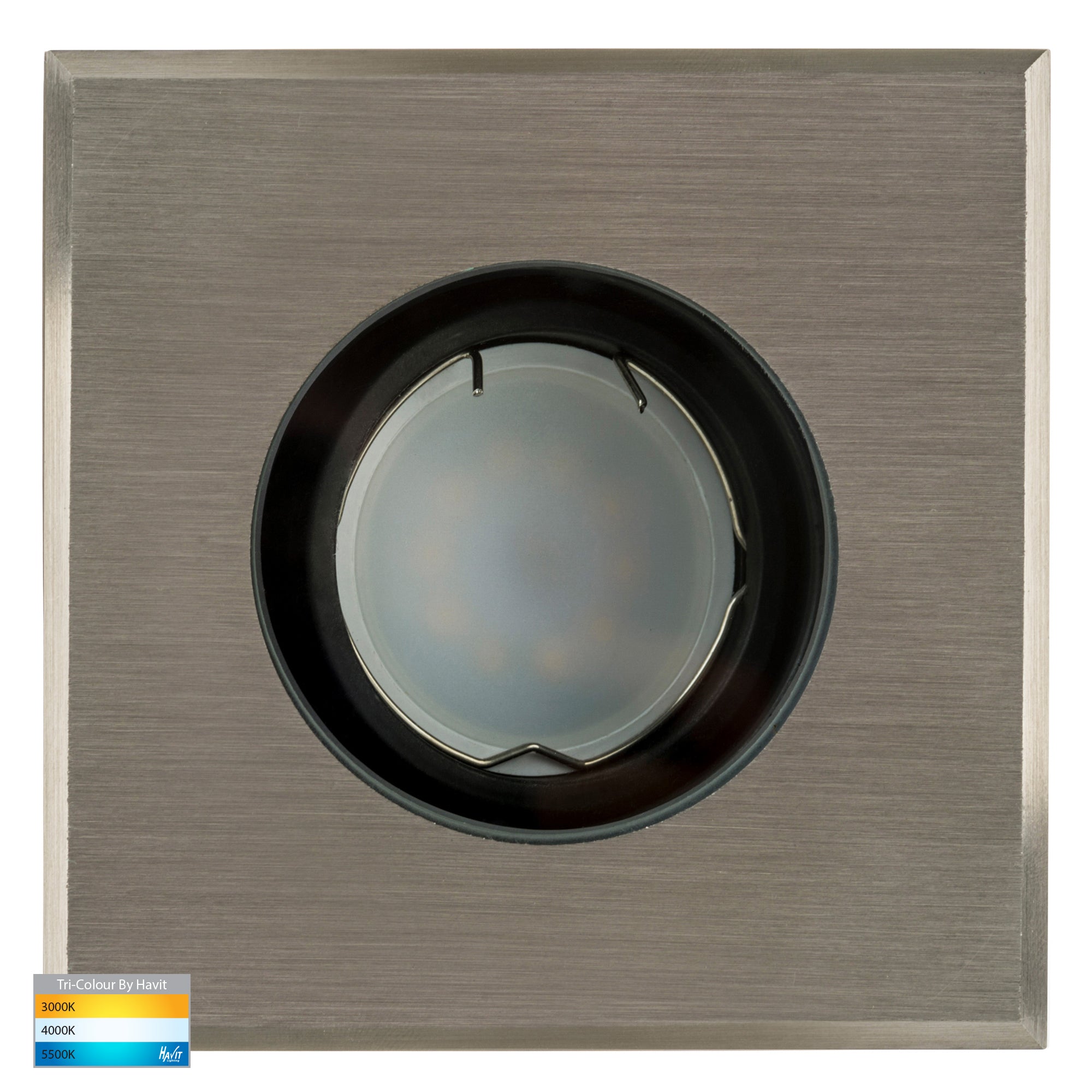 HV1825T-SQ - Luta 316 Stainless Steel TRI Colour Adjustable Inground Light