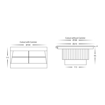 HV1833 - Klip 316 Stainless Steel 20w LED Inground Light