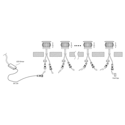 HV2826RGBCW | HV28261RGBCW - Flame 316 Stainless Steel RGBCW Deck Lights